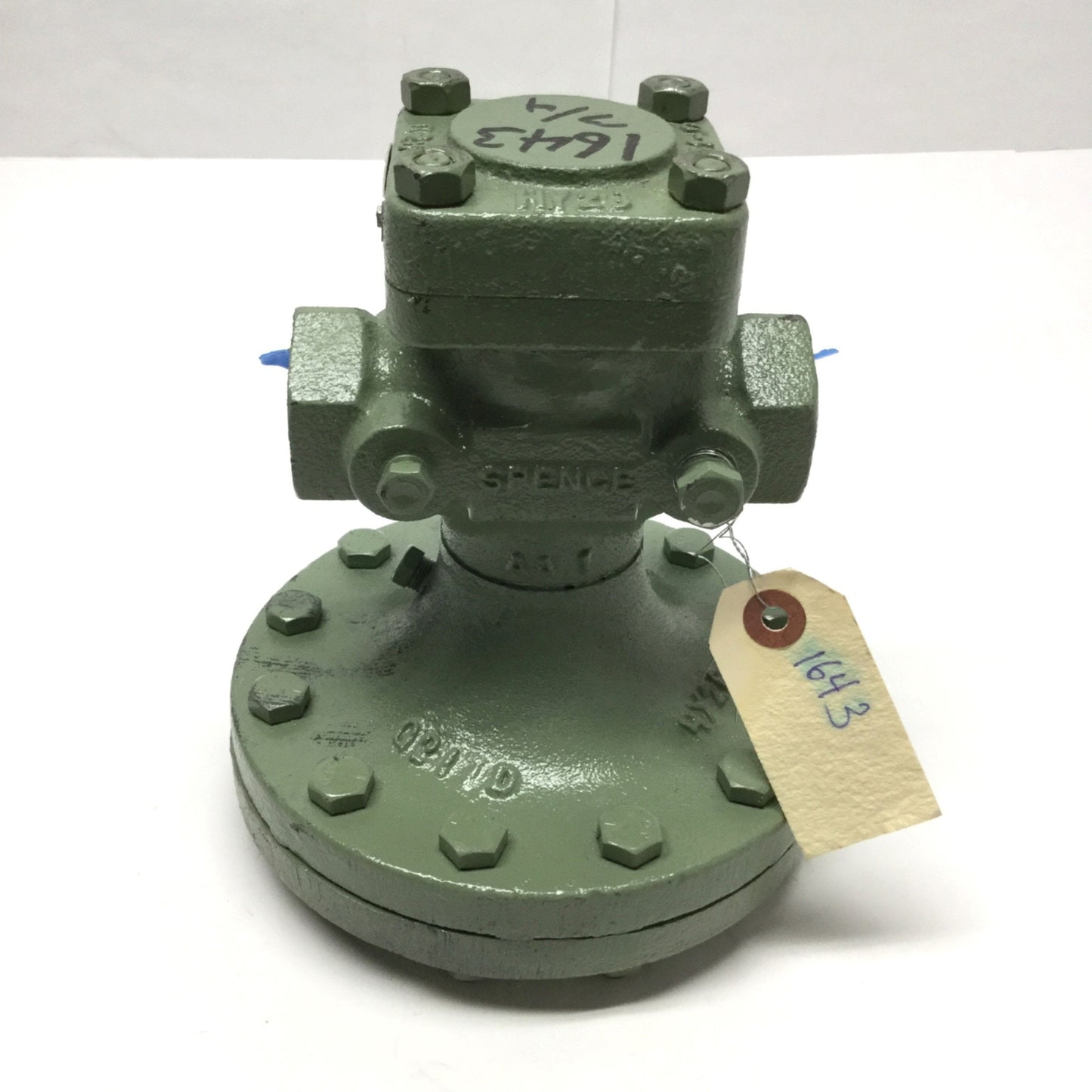 New – Open box Spence E-C1D9A1 Type E-3/4 Main Diaphragm Valve, Cast Iron, 3/4" NPT, 250psi
