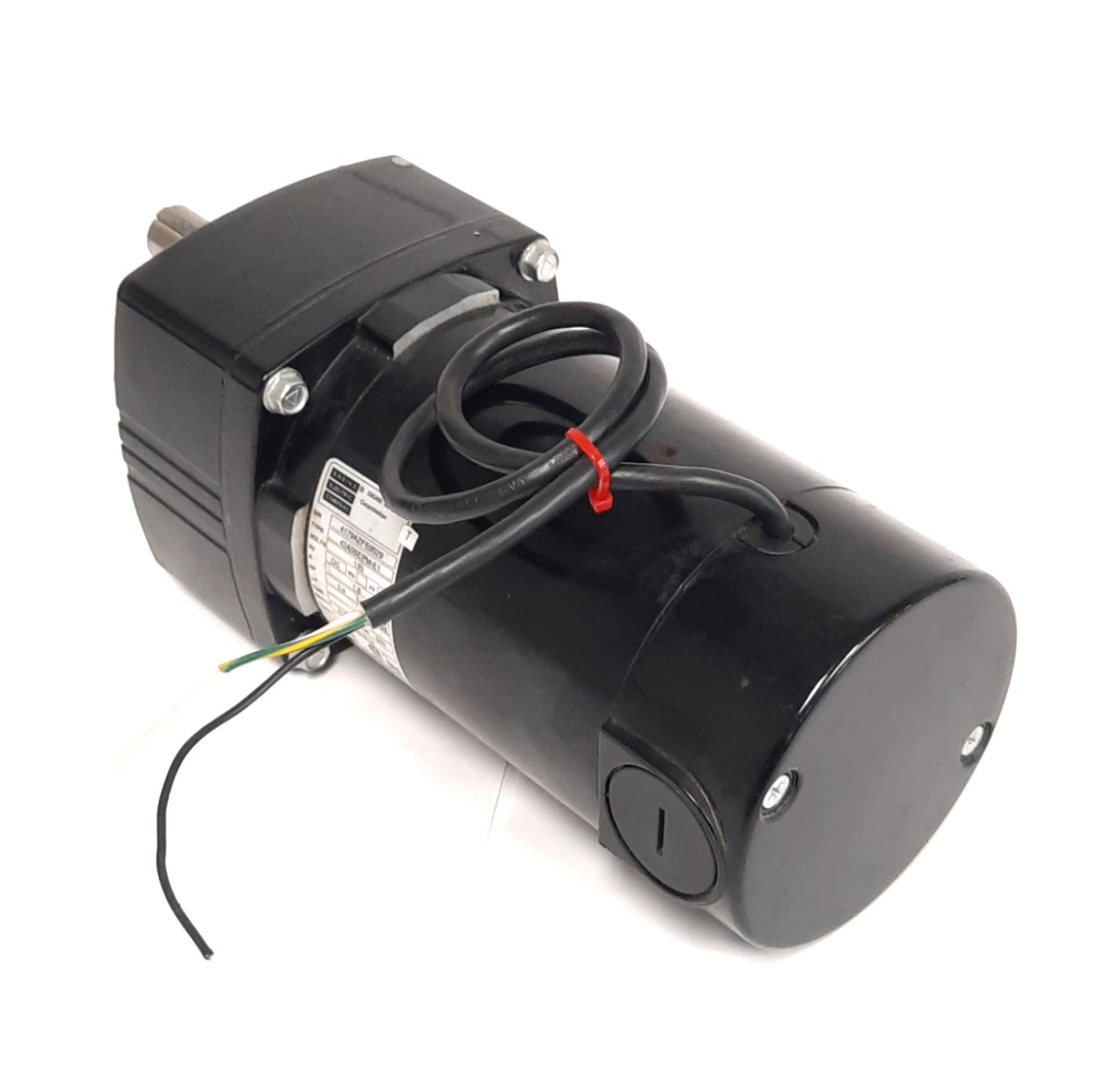 Used Bodine 42A5BEPM-E1 DC Gearmotor 130VDC, 5:1 Ratio, 1/4HP, 500RPM, 25Lb-in
