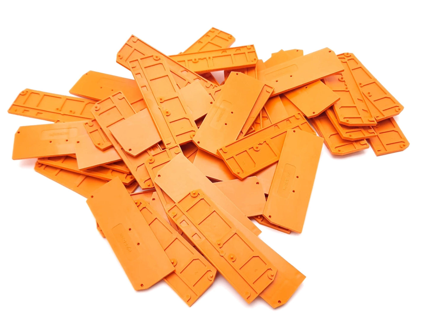 New – Open box Lot of 50 Wago 280-315 Terminal Block End Plate 75mm x 28mm x 2.5mm