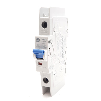 New Allen Bradley 1489-M1C300 Ser. D Circuit Breaker, 277VAC 48VDC, 30A, C-Curve