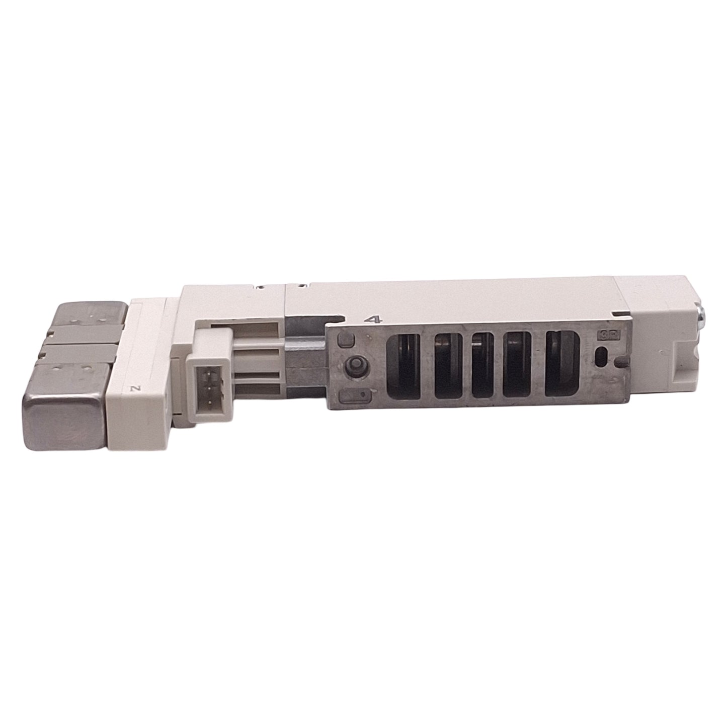 Used SMC VQC2401N-51 Solenoid Valve, 3-Position Exhaust Center, 0.7MPa, 24VDC Coil