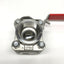 New – Open box Worcester Flowserve 446666TTSE Stainless Steel Ball Valve, 1-1/2" NPT, 1000psi