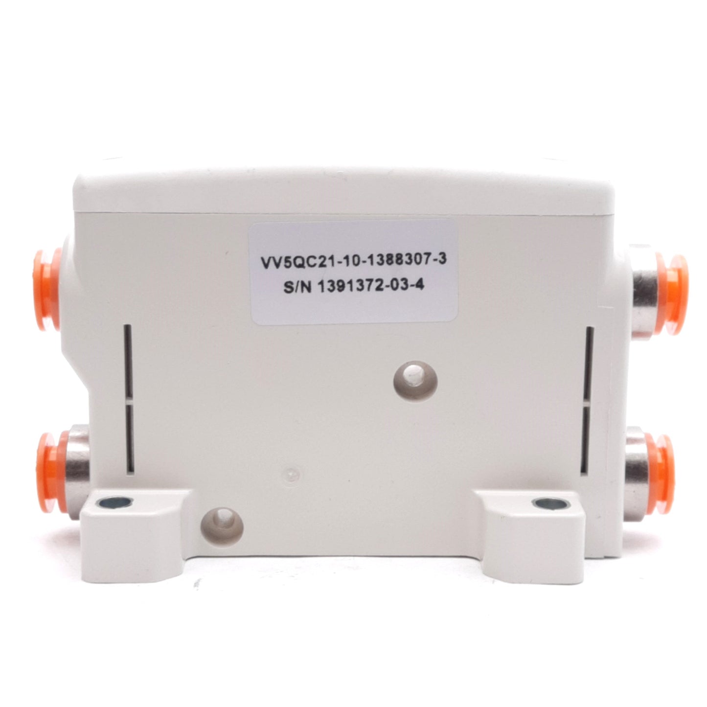 Used SMC VVQC2000-2A-2-N11 U-Side End Plate Assembly, ø3/8in One-Touch, 0.7MPa