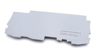 New – Open box Lot of 20 Wago 2006-1391 Snap On Terminal End Plates 1mm x 73.5mm x 32.9mm