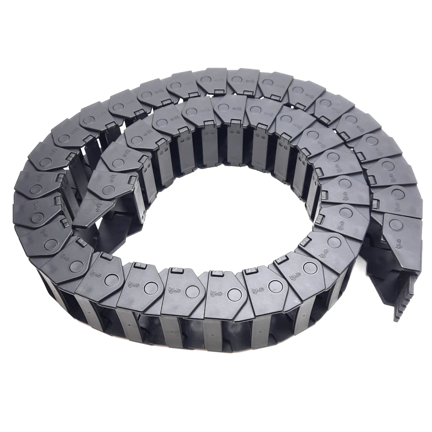 Used Igus B17i.4.100 Energy Chain, 100mm Bending Radius, 50x32mm Inner, 4ft
