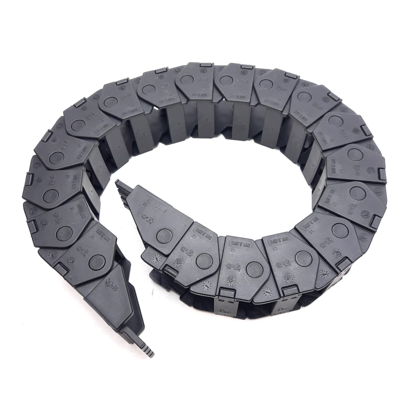 Used Igus B17.3.075 Energy Chain, 75mm Bending Radius, 15mm x 32mm Inner, 2ft