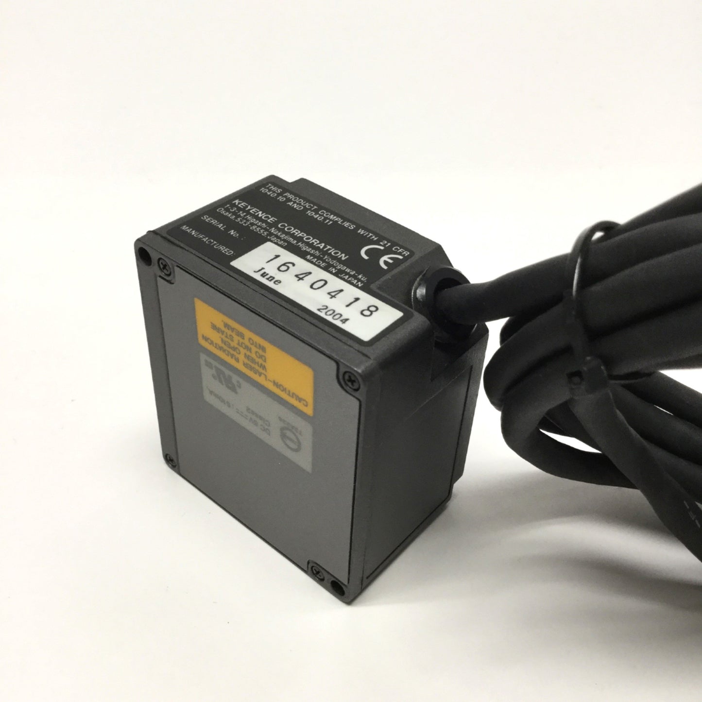 Used Keyence BL-701 Long Distance, High-Resolution, Barcode Reader Scanner 160-370mm