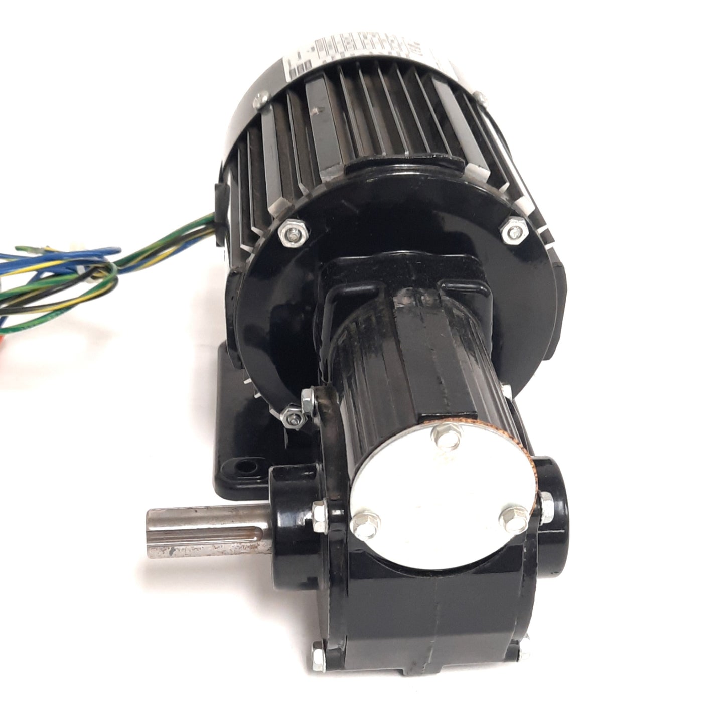 Used Bodine 42R4BFCI-5L AC Right-Angle Gearmotor 57RPM, 115VAC, 1/8HP, 30:1 Ratio