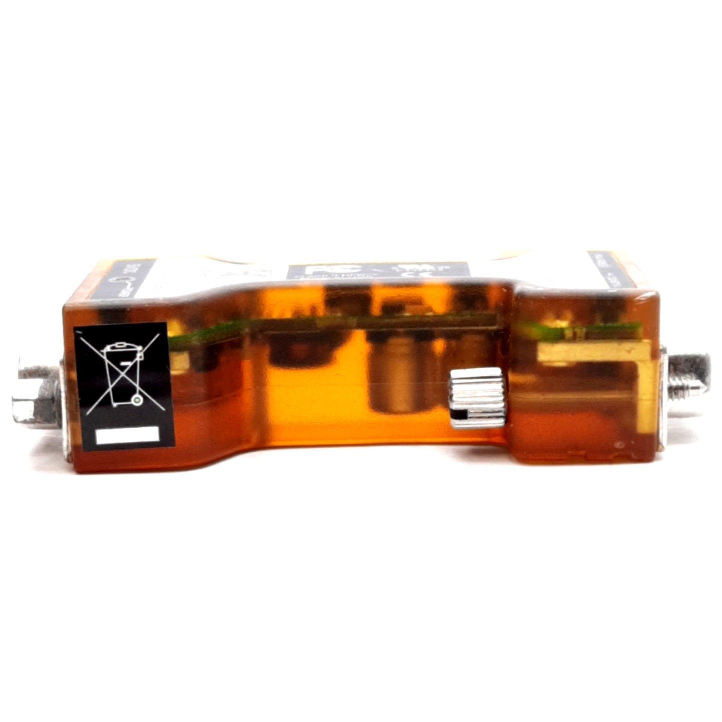 Used Microscan FIS-001-0035G IC-322 Voltage Converter Interface 10-28VDC In, 5VDC Out