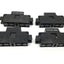 Used Lot of 4 Bussman BM6031SQ Fuse Holder Blocks, 30A, 600V, 1-Pole w/ KTK-20A