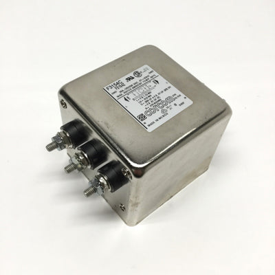 Used Corcom F3154C F3154Z Power Line Filter EMI/RFI, Single-Phase 120/250VAC, 30A