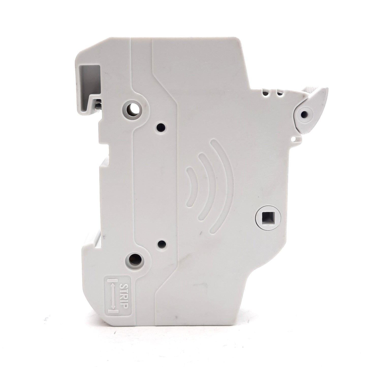 Used Bussmann CHCC1DIU Fuse holder, 1-Pole, 600V 30A, Class CC 10x38 Fuses, DIN Rail