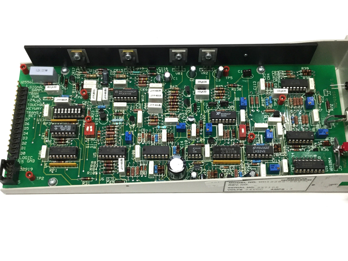 Used Palomar WD12285-502-T Adaptive Bonding System Card 24VDC for 8000i Wire Bonder