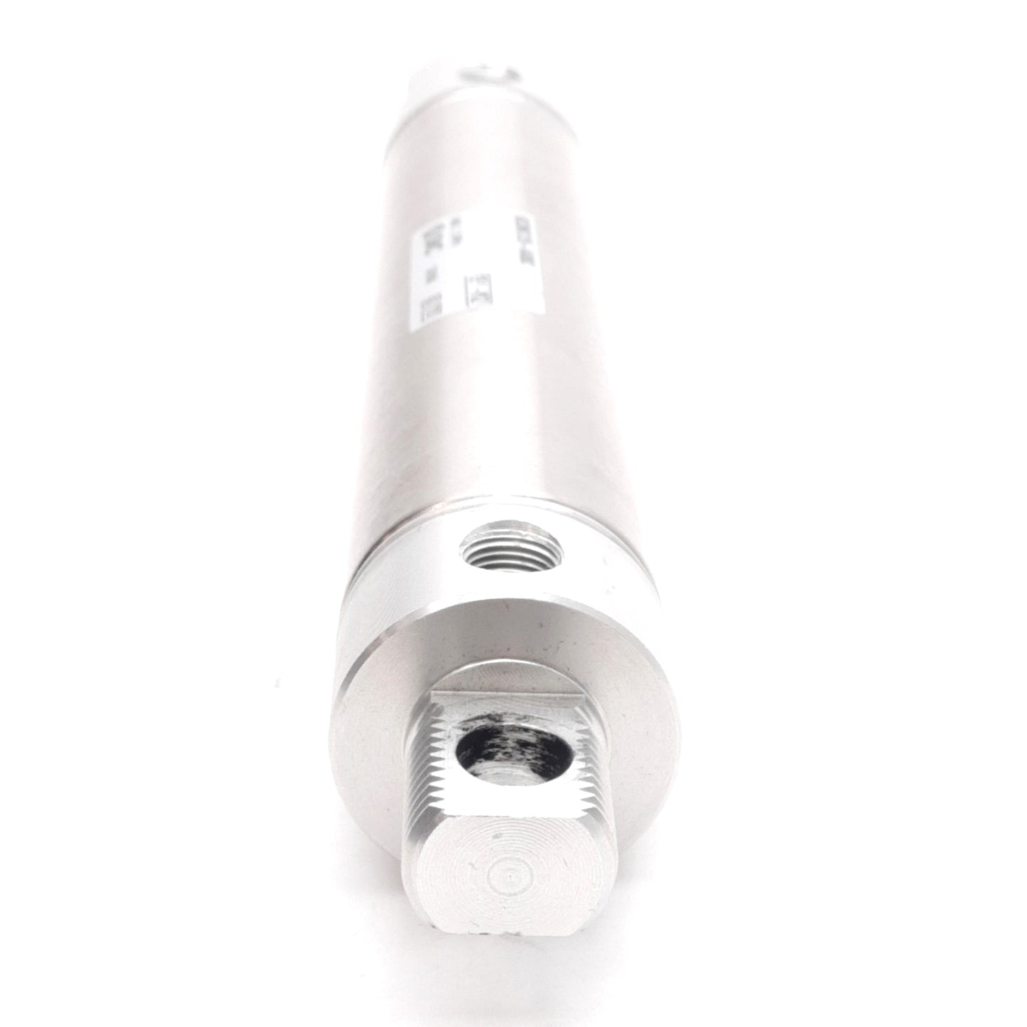 Used SMC NCDMC125-0400C Stainless Steel Cylinder ø1.25in Bore, 4in Stroke, 1/8in NPT