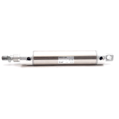 Used SMC NCDMC125-0400C Stainless Steel Cylinder ø1.25in Bore, 4in Stroke, 1/8in NPT