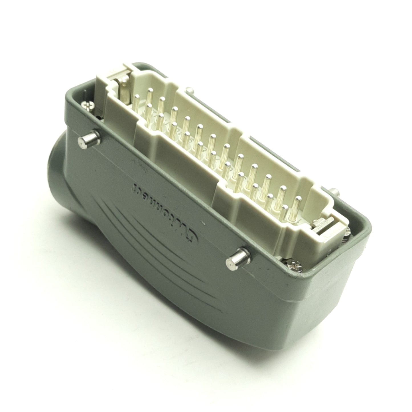 Used Molex GW 7324.6107.1 Male HDC Connector w/ Latching Hood, 24B, 24P+G, 600V, 16A