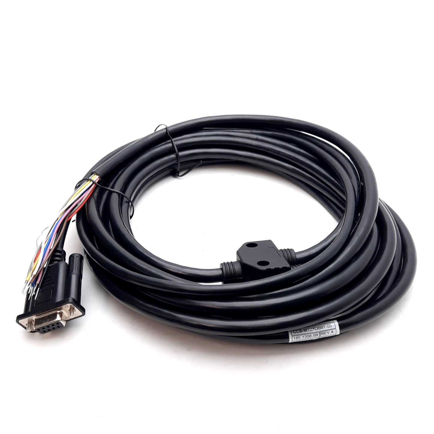 New Cognex CCB-M12XDB9Y-05 Connection Cable D-Sub 9-Pin & M12 12-Pin to Flying Leads