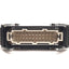 Used Molex GW 7324.6107.1 Male HDC Connector w/ Bulkhead, 24B, 24P+G, 600V, 16A