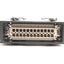 Used Molex GW 7324.6107.1 Male HDC Connector w/ Bulkhead, 24B, 24P+G, 600V, 16A