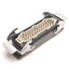 Used Molex GW 7324.6107.1 Male HDC Connector w/ Bulkhead, 24B, 24P+G, 600V, 16A