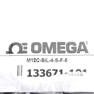 New Omega M12C-SIL-4-S-F-5 Thermistor Cable, M12 4-Pin Female to Flying Leads, 10m