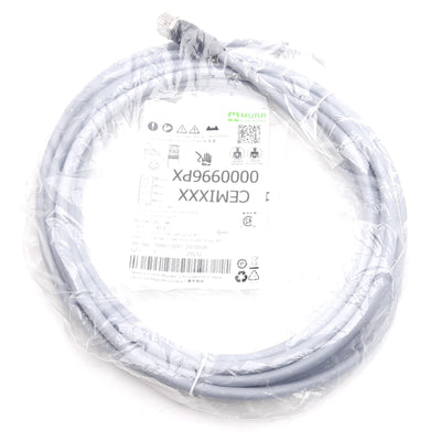 New Murrelektronik 7000-13201-3310500 Shielded Cable 60V 4A, M12 5-Pin Female 0°, 5m