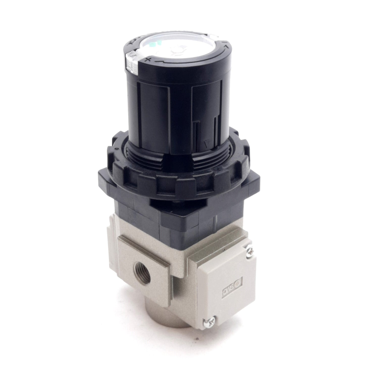 New – Open box SMC AR20-N01G1-Z Pneumatic Regulator w/ Gauge, 7-125psi, 1/8in NPT Ports