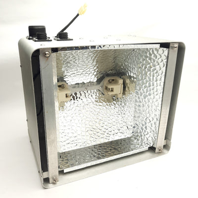 Used Dymax Model 2000 UV Curing Flood Light Reflector Housing, 8" x 8", 90-264VAC