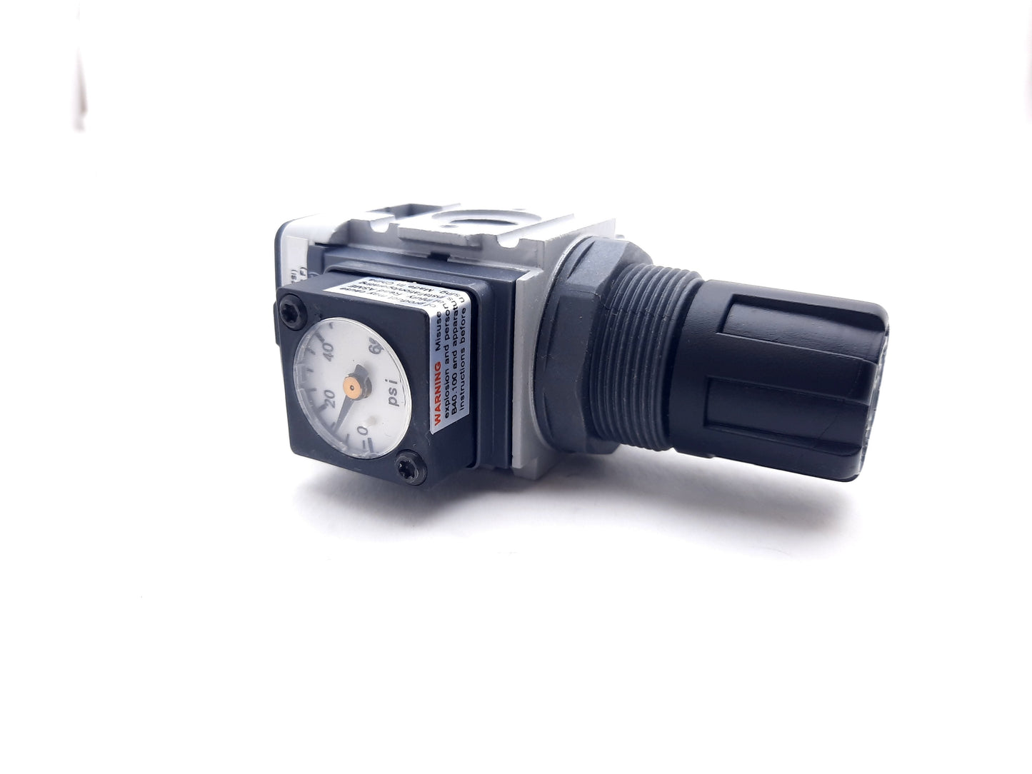 New Parker P31RA92BN1P Mini Global Modular Regulator 1/4" NPT, 300PSI, 0-60PSI Gauge