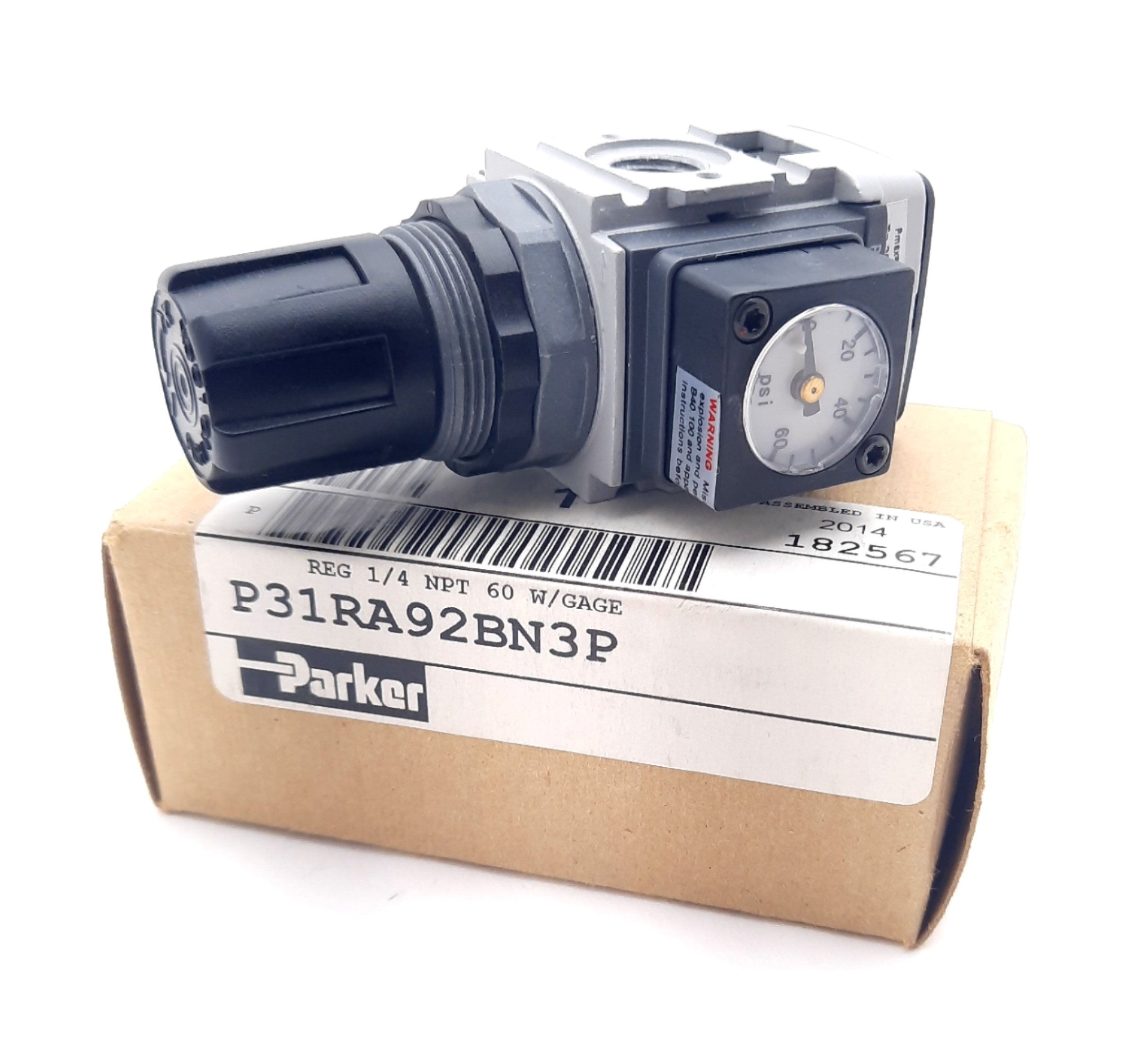 Parker P31RA92BN3P Mini Global Modular Regulator 1/4