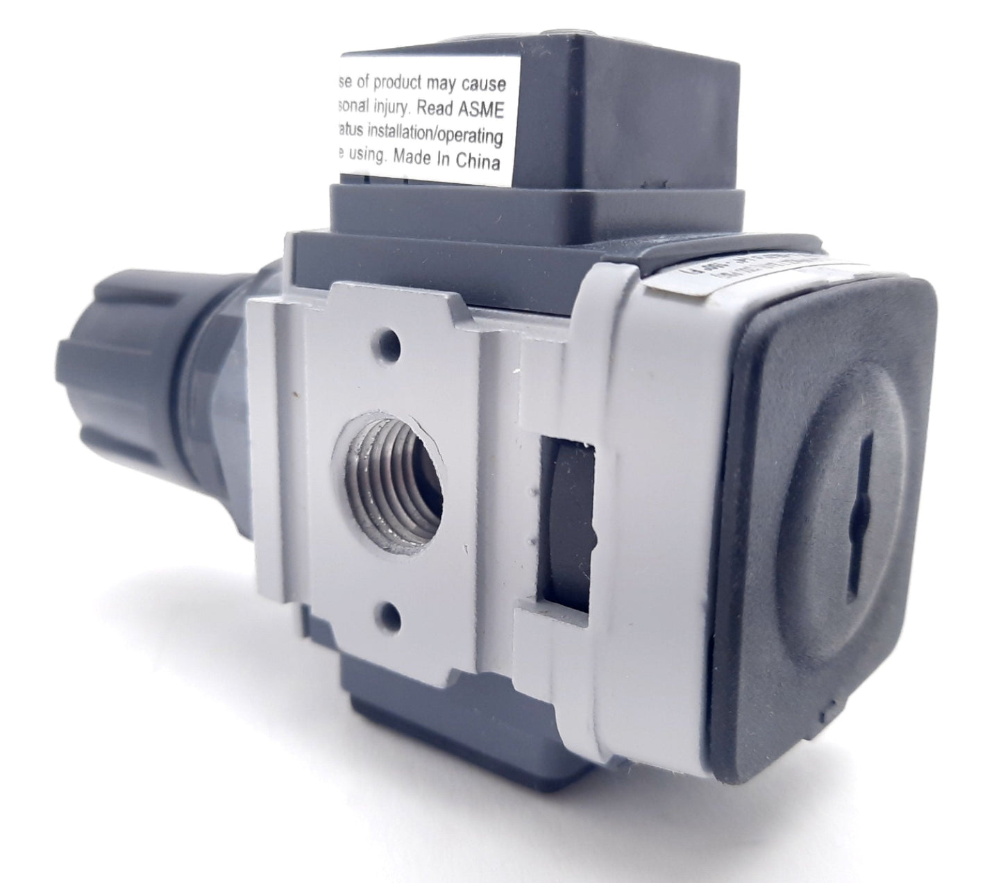 New Parker P31RA92BN3P Mini Global Modular Regulator 1/4" NPT, 300PSI, 0-60PSI Gauge