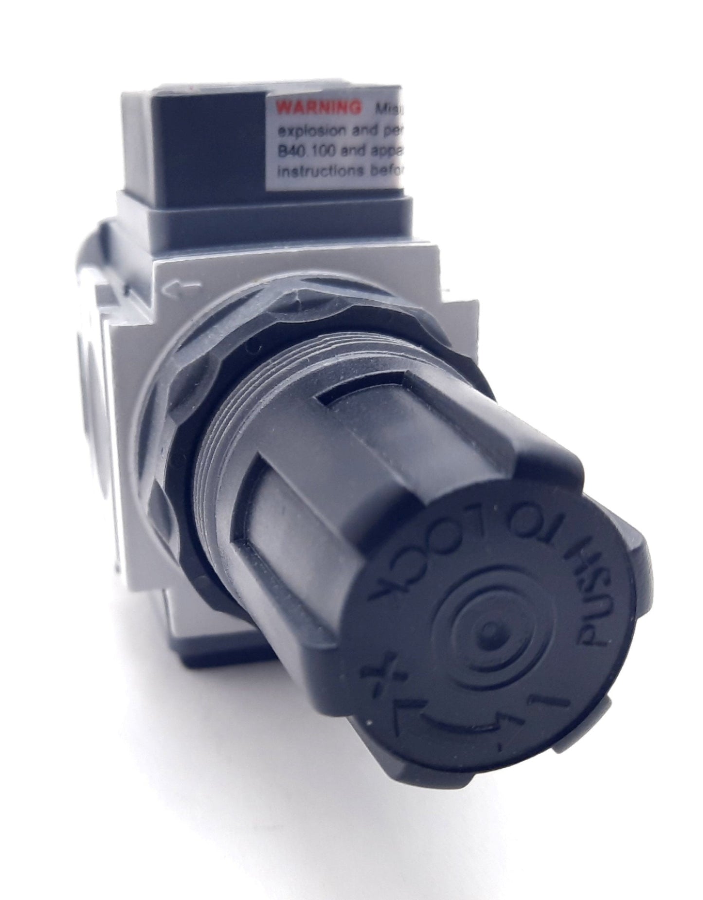 New Parker P31RA92BN3P Mini Global Modular Regulator 1/4" NPT, 300PSI, 0-60PSI Gauge