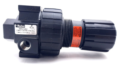 New Parker 06R213AC Air Pressure Regulator 0-125PSI, 3/8" NPT, Gauge Port 1/4: NPT
