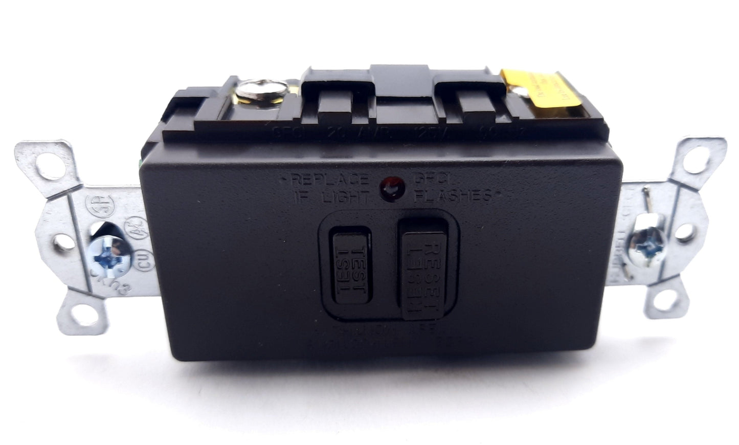 New Hubbell GFBF20LA Brown Faceless GFCI Receptacle with LED Indicator 20A 125V