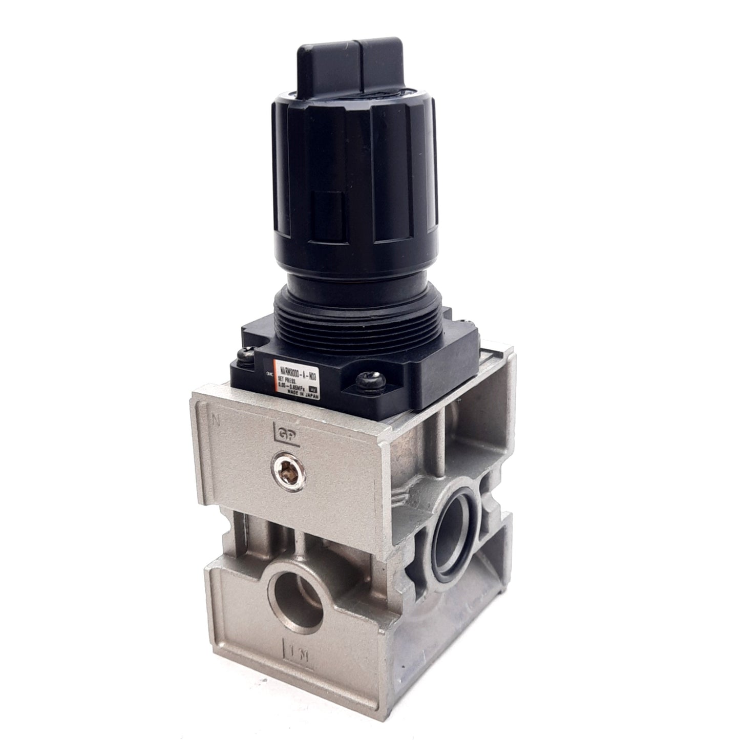 Used SMC NARM3000-A-N03 Manifold Regulator Block, 0.05-0.85MPa, 3/8in NPT Port
