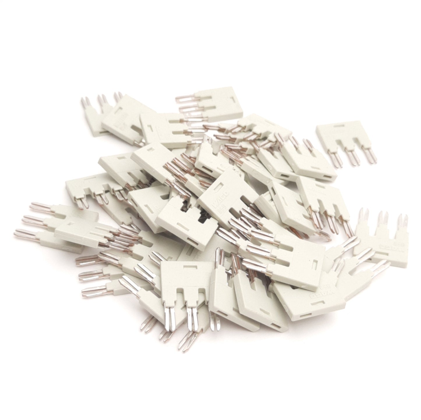 Used Lot of 74 Wago 859-403 51131290 Push-In Jumper Bar, 3-Pos, 18A Rating