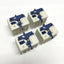 Used Lot of 4 Schneider LA1KN13 TeSys Auxiliary Contact Blocks 1NO-3NC, 10A 600VAC