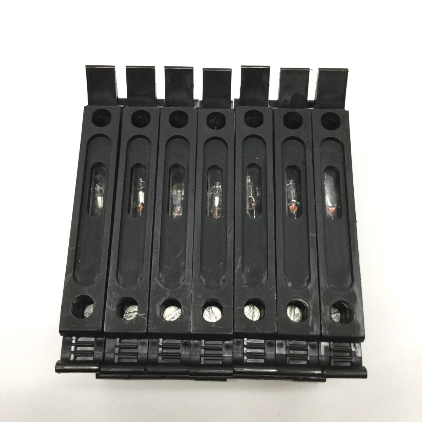 Used Lot of 7 Phoenix Contact UK 6,3-HESI Fuse Modular Terminal Block 250V LED 6.3x32
