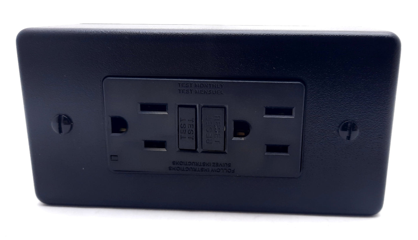 New Leviton GFNT1-DIN Industrial DIN Rail Duplex Receptacle 2 Pole, 15A, 125V, 5-15R