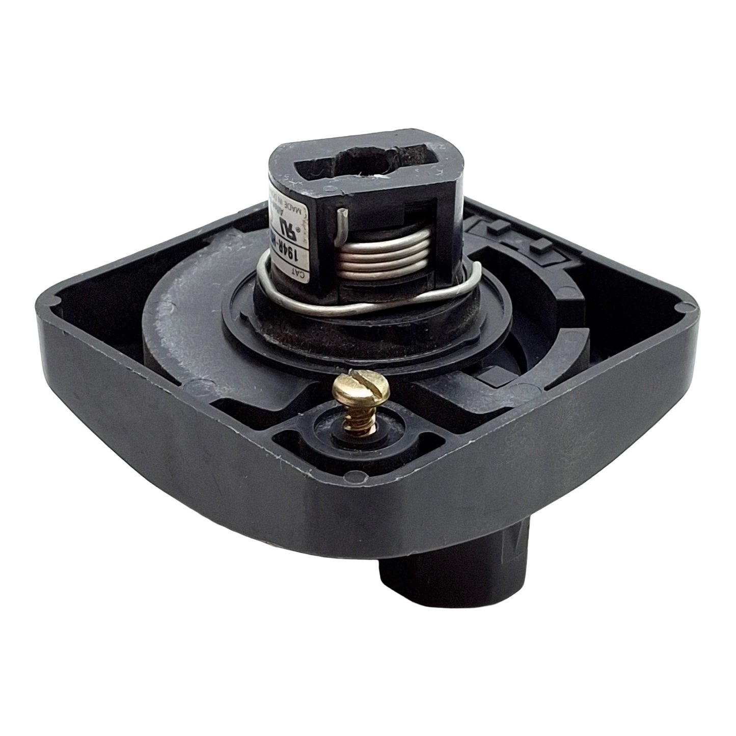 Used Allen Bradley 194R-HS1 Rotary Disconnect Switch Handle, Black, 2-Position, 90°