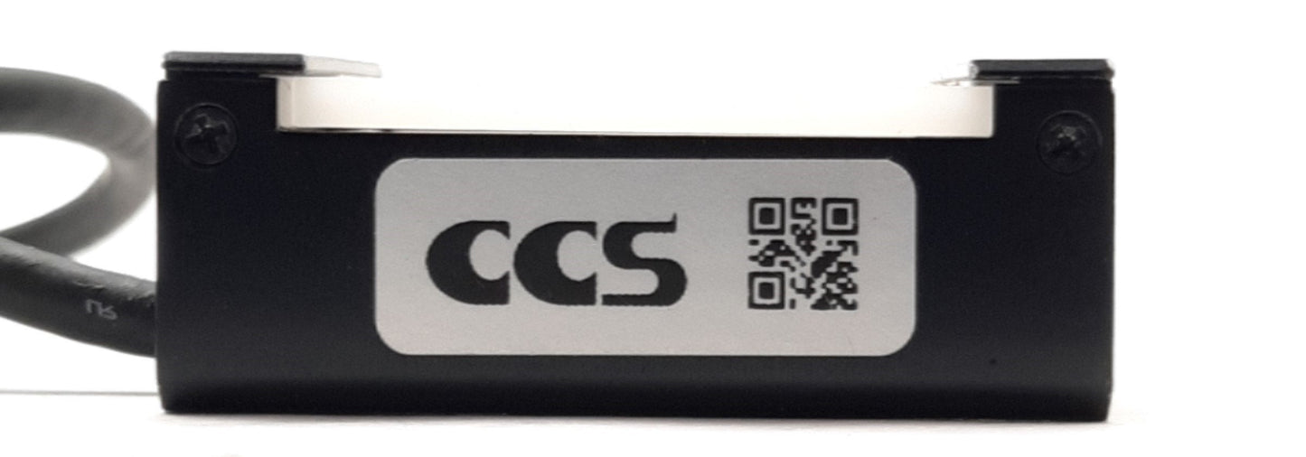 Used CCS TH2-27X27SW Machine Vision White LED Light 27mm² 24VDC 2-Pin 39 x 29 x 15mm