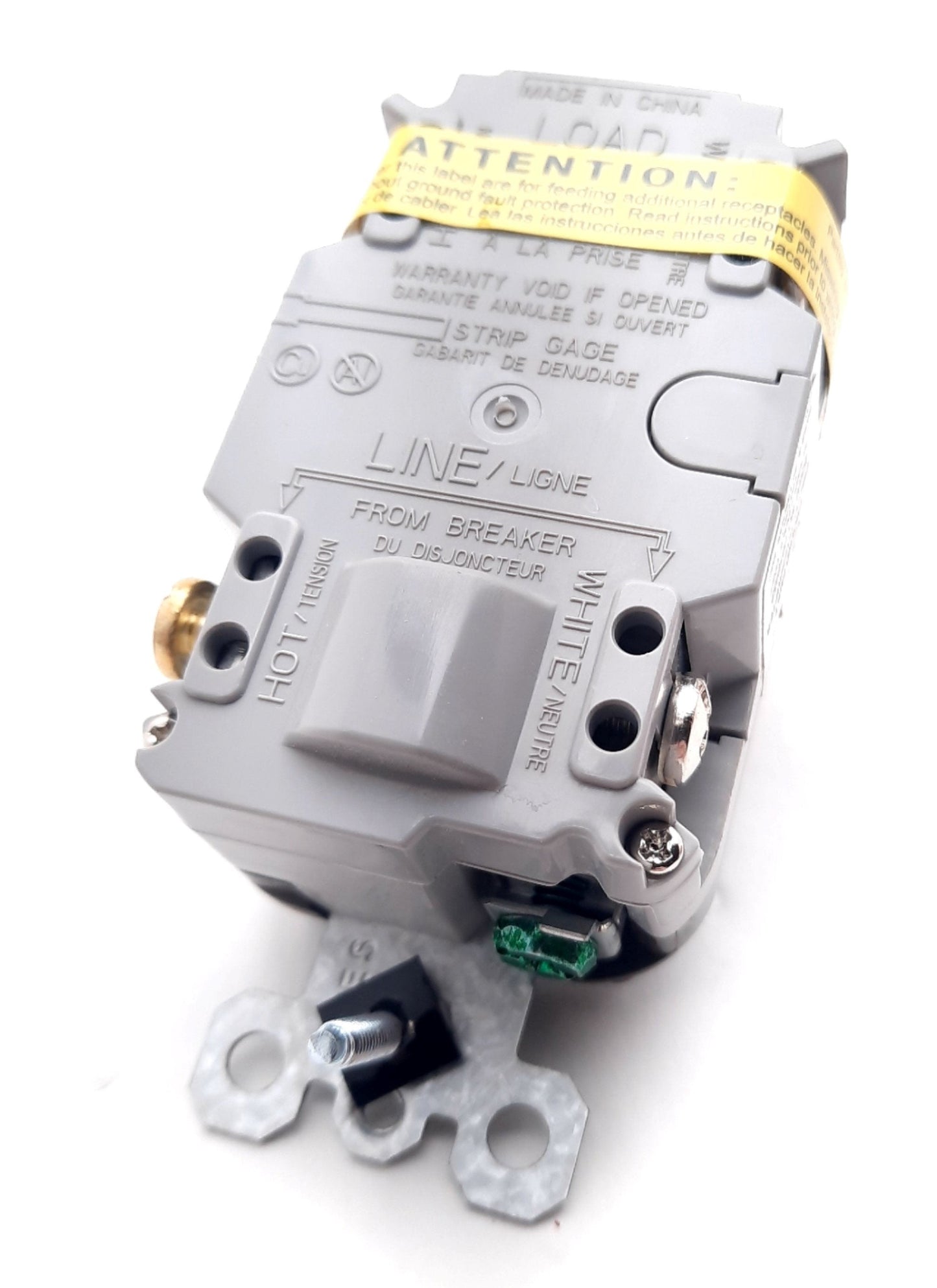New Lot of 2 Legrand 1595 GFCI Duplex Receptacle Trip Indicator Light 15A, 125VAC