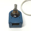 Used Avago HEDS-5700 F12 Panel Mount Rotary Optical Encoder 256CPR, Ø1/4" Shaft