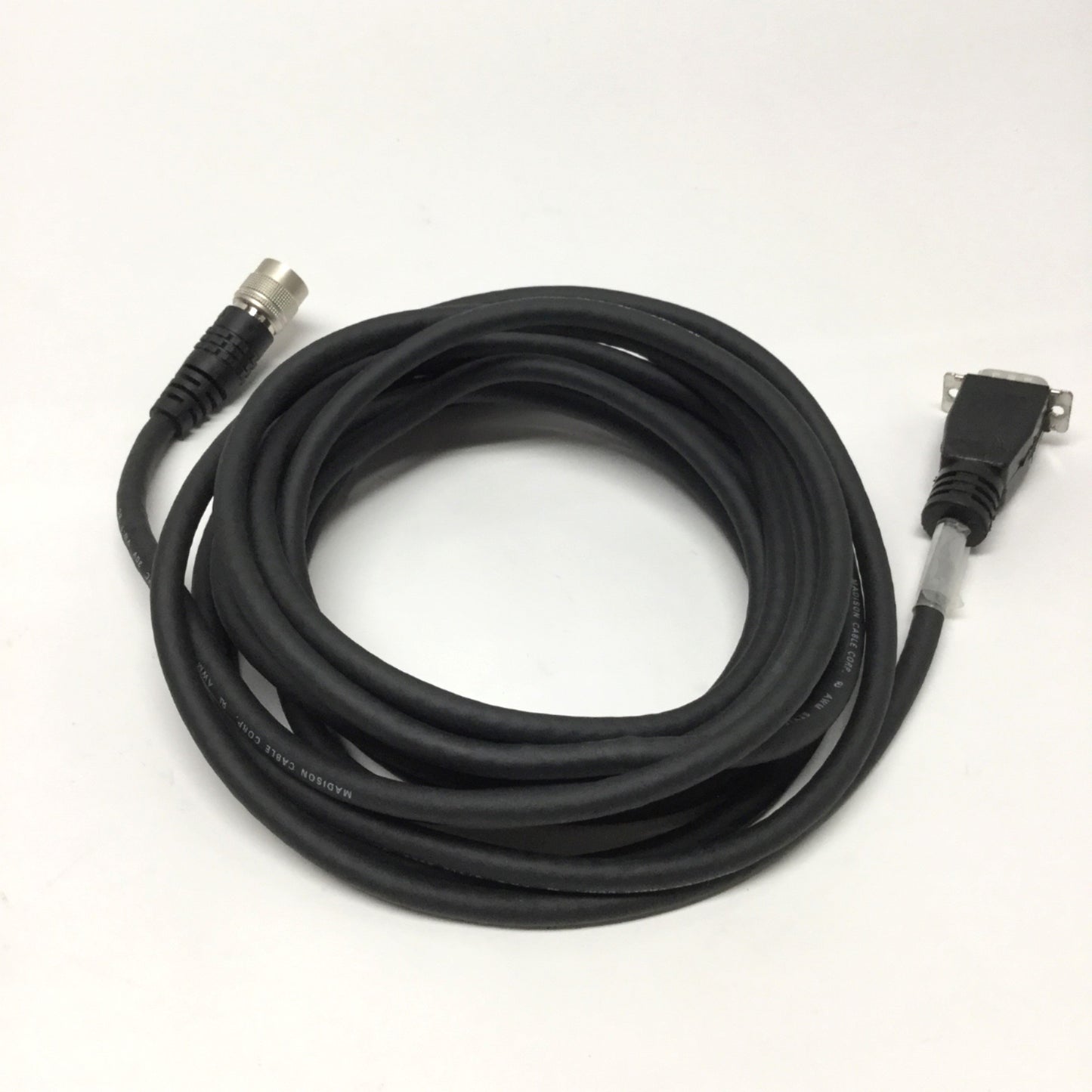 Used Cognex 300-0181-15 Camera Cable Hirose 12-Pin XC-75/ST50 to MVS-8100, 15ft Long