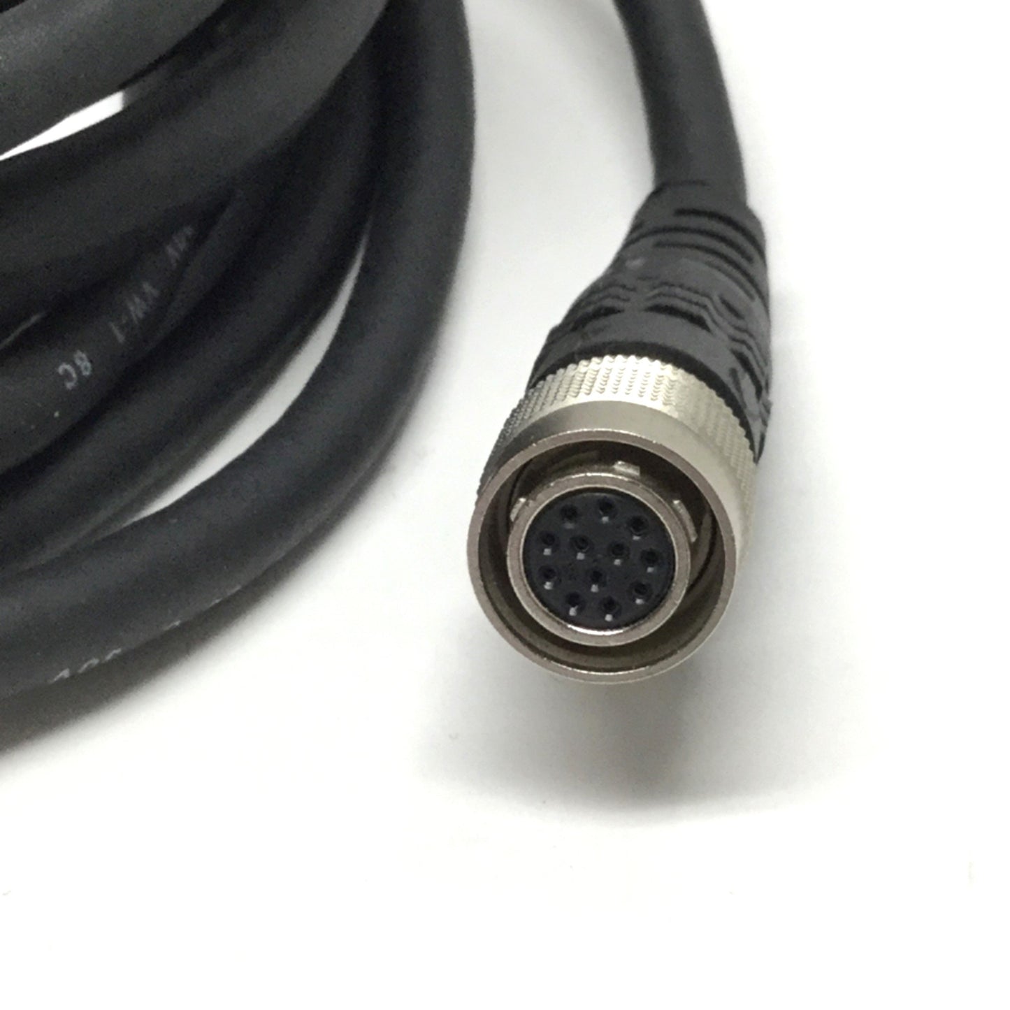 Used Cognex 300-0181-15 Camera Cable Hirose 12-Pin XC-75/ST50 to MVS-8100, 15ft Long