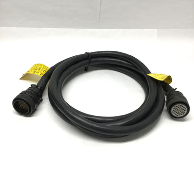 Used Denso 410141-1551 SCARA Robot Motor/Encoder Cable 37-pin for RC5 Controller, 4m