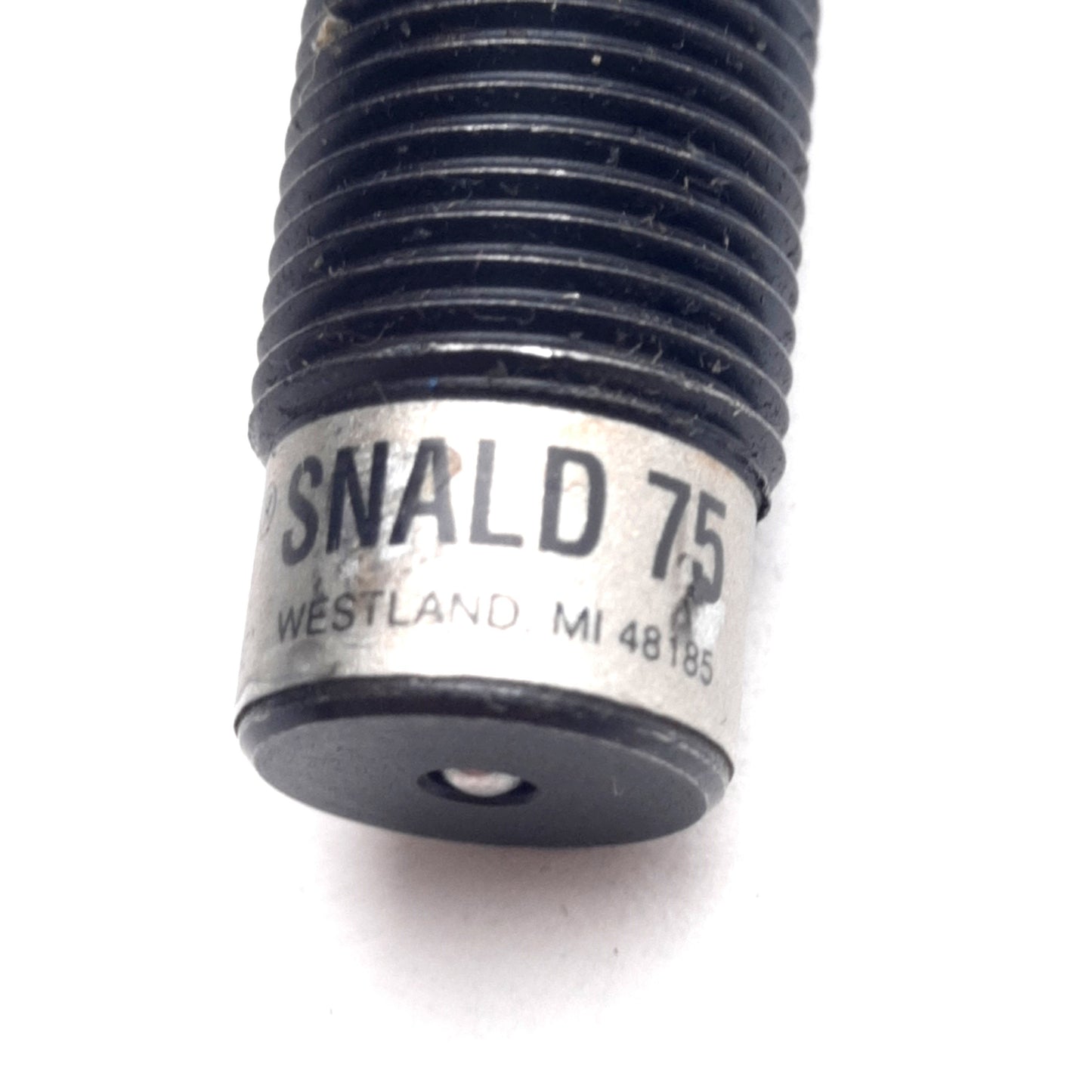 Used Enertrols SM75-1 Sub-Miniature Shock Absorber 0.4in Stroke, 75in-lbs, 1/2-20 UNF