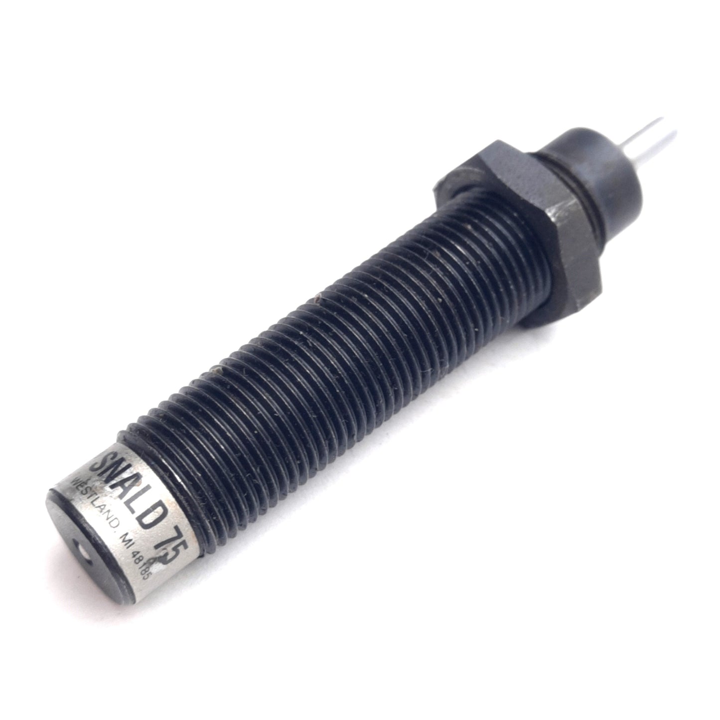 Used Enertrols SM75-1 Sub-Miniature Shock Absorber 0.4in Stroke, 75in-lbs, 1/2-20 UNF