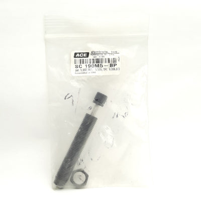 New Ace Controls SC190M5-BP Miniature Shock Absorber 12mm Stroke 31J Max, M14 Thread