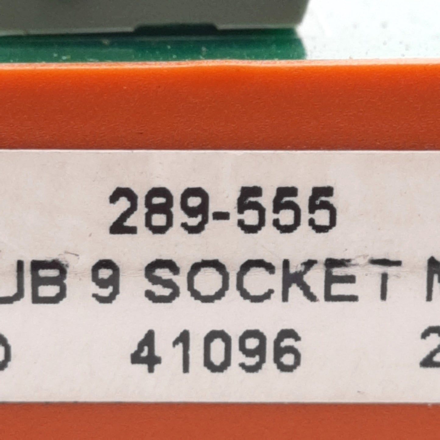 Used Wago 289-555 Breakout Board, 9-Position, Female 9-Pin D-Sub Connector, DIN Rail
